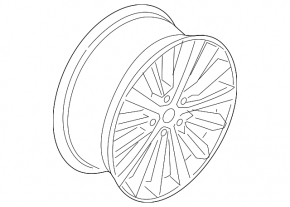 Диск колесный R18x8J ET55 Lincoln MKZ 17-20 бордюрка