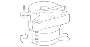 Подушка двигателя правая Toyota RAV4 09-12 2.5