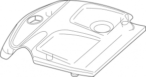 Накладка двигателя Infiniti QX30 17-19 2.0Т