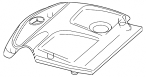 Накладка двигателя Infiniti QX30 17-19 2.0Т