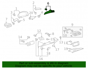 Conducta de aerisire dreapta Toyota Solara 2.4 04-08