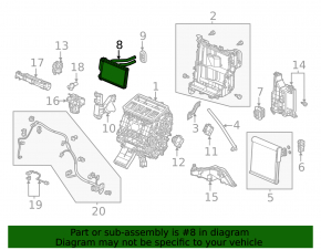 Радиатор отопителя печки Honda Civic XI FE/FL 22-26