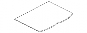 Covor portbagaj Audi A3 8V 15-16 4d