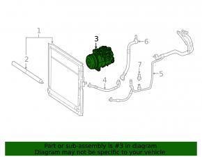 Компрессор кондиционера Mercedes W166 ML 12-12 3.0d