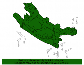 Bara spate pentru Ford Escape MK3 13-19 FWD