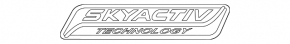 Эмблема значок SKYACTIV двери багажника Mazda CX-9 16-19
