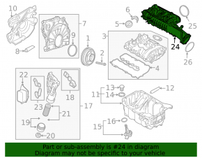 Коллектор впускной Mini Cooper F56 3d 14-19 1.5t