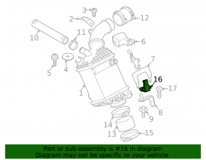 Датчик давления наддува BMW 4 F32/33/36 14-16 N26