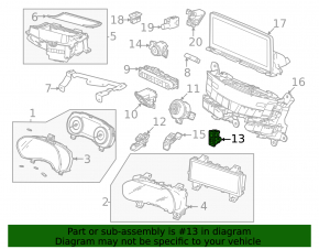 Кнопка MAIN OOF/ON Honda Accord 23-