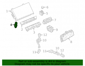 Кнопка start/stop Audi Q7 16-23