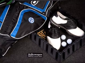 Ковер багажника ткань VW Golf 15-21 черный под чистку