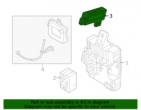 Box Assembly-Icm Relay Hyundai Sonata 16-17 hybrid