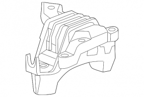 Подушка двигателя правая Chevrolet Volt 11-15
