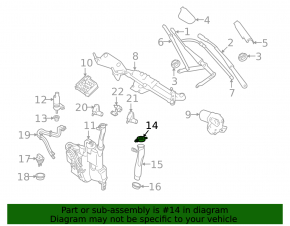 Крышка бачка омывателя Mercedes W164 ML
