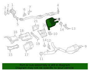 Глушитель задняя часть с бочкой правый Mercedes W213 E 300/350 17-23 2.0T