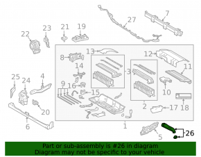 Conductă de răcire VVB pentru Lexus ES300h 19-26