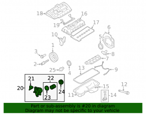 Корпус масляного фильтра BMW 3 E90 E92 07-12 N51 N52