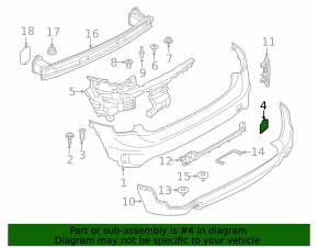 Capac cârlig remorcare bara spate Mini Cooper Countryman F60 17-20