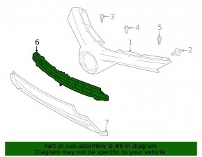 Grilă centrală bară față Toyota Rav4 16-18, tip fagure, pentru cameră