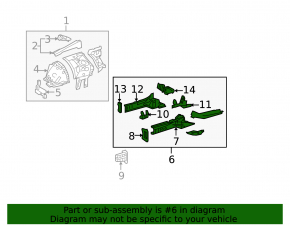 Четверть передняя правая Lexus GS300 GS350 GS430 06-11 rwd
