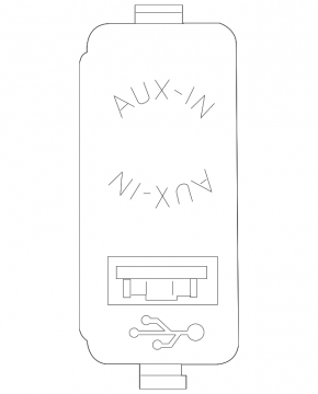 Блок USB AUX BMW i3 14-20
