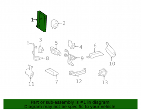 Computer assy, smart key Lexus ES350 07-07