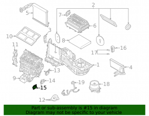 Актуатор моторчик привод печки Ford Explorer 20-25