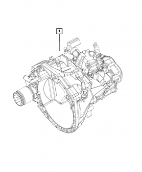МКПП в сборе Fiat 500 13-17