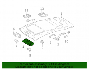 Козырек основной правый Mercedes W164 ML беж