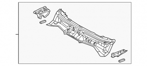 Поддон дворников металл Lexus ES300h ES350 13-18