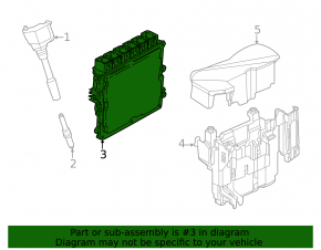 Блок ECU компьютер двигателя BMW 3 G20 23 2.0T B46B20B