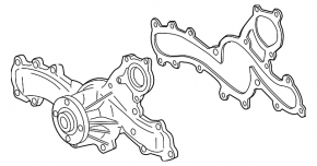 Помпа водяная 2GR-FE Lexus ES350 13-18