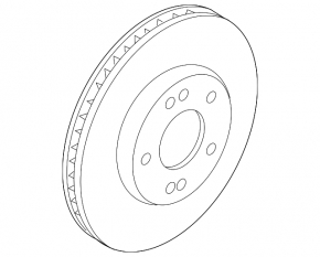 Disc de frână față stânga Kia Niro 23-26 EV