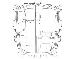 Шифтер КПП с ручкой BMW X5 G05 19-22 под парктроники и stop-go
