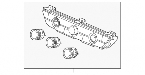 Controlul climatizării Honda Accord 23-26