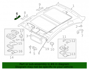 Ручка потолка правая Hyundai Sonata 11-15 беж