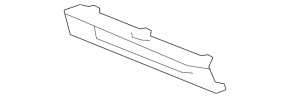 Молдинг решетки ПТФ левый Mercedes W166 ML 12-15
