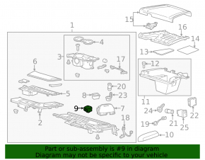 STABILITY CONTROL MODE SWITCH Cadillac CTS 14-19