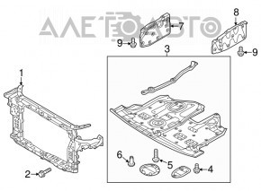 Защита двигателя Hyundai Santa FE Sport 13-18 2.4