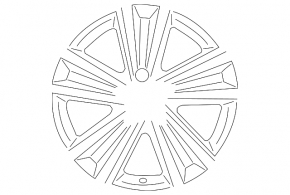 Roată de 16 inch pentru Hyundai Sonata 15-17 din SUA, cu o ușoară bordură
