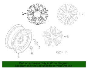 Диск колесный R16 Hyundai Sonata 15-17