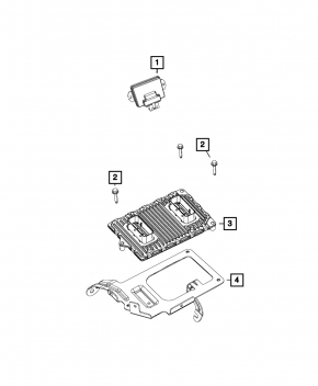 Блок ECU компьютер двигателя Dodge Journey 11-20 2.4