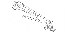 Ștergătoare de parbriz trapezoidale pentru Lexus ES 22-26