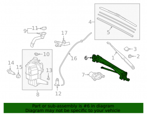 Ștergătoare de parbriz trapezoidale pentru Lexus ES 22-26