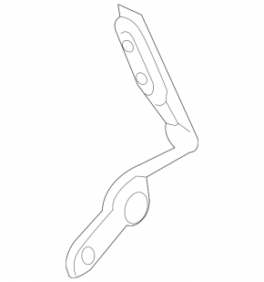 Петля капота левая Audi A3 22-26