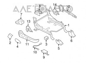 Modulul de control al detectării ocupanților Mazda CX-7