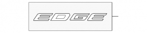 Эмблема надпись EDGE двери багажника Ford Edge 19-24