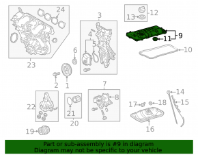 Крышка клапанная 2ZR-FXE Toyota Prius 50 16-22