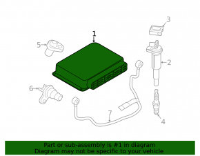 Блок ECU компьютер двигателя BMW 5 F10 14-16 3.0T N55