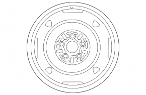 Запасное колесо докатка Toyota Prius 50 16-22 R17 125/70